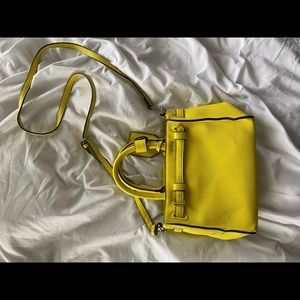 Yellow Detachable Crossbody Purse
